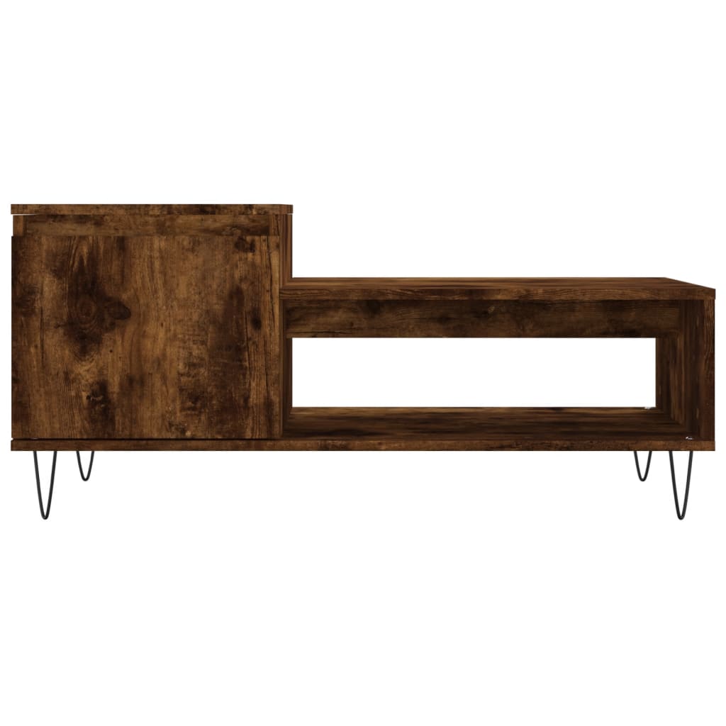 Couchtisch Räuchereiche 100x50x45 cm Holzwerkstoff - Pazzar.ch