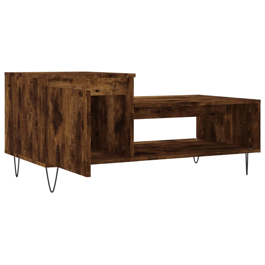 Couchtisch Räuchereiche 100x50x45 cm Holzwerkstoff - Pazzar.ch