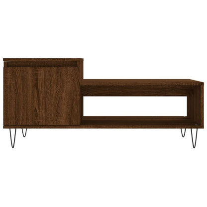 Couchtisch Braun Eichen-Optik 100x50x45 cm Holzwerkstoff - Pazzar.ch