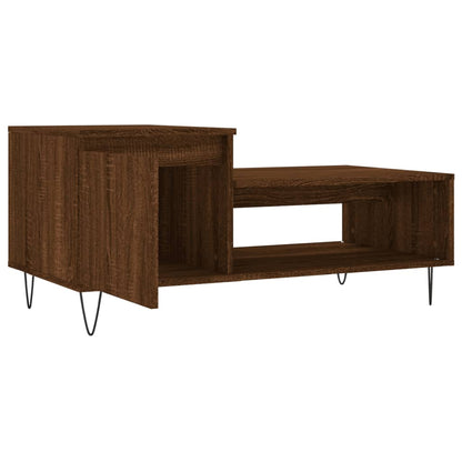 Couchtisch Braun Eichen-Optik 100x50x45 cm Holzwerkstoff - Pazzar.ch