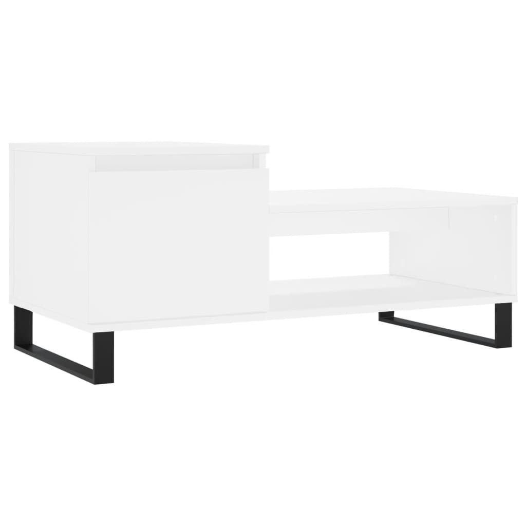 Couchtisch Weiß 100x50x45 cm Holzwerkstoff - Pazzar.ch