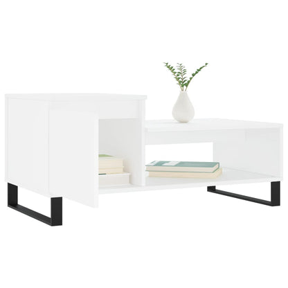Couchtisch Weiß 100x50x45 cm Holzwerkstoff - Pazzar.ch