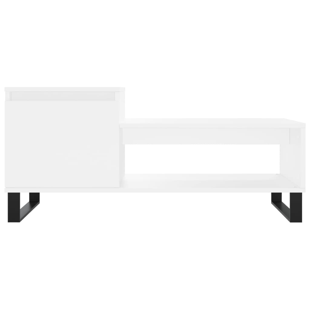 Couchtisch Weiß 100x50x45 cm Holzwerkstoff - Pazzar.ch