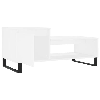 Couchtisch Weiß 100x50x45 cm Holzwerkstoff - Pazzar.ch