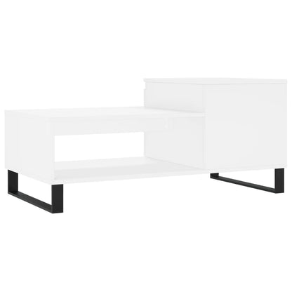 Couchtisch Weiß 100x50x45 cm Holzwerkstoff - Pazzar.ch