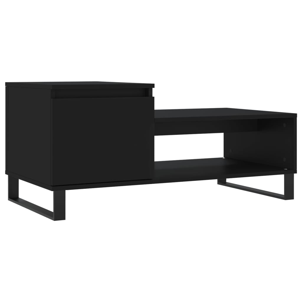 Couchtisch Schwarz 100x50x45 cm Holzwerkstoff - Pazzar.ch