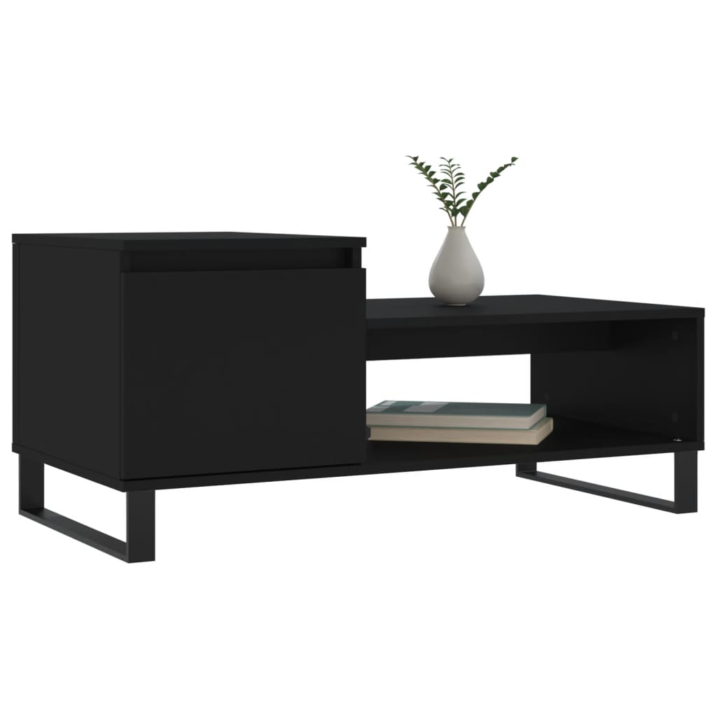 Couchtisch Schwarz 100x50x45 cm Holzwerkstoff - Pazzar.ch