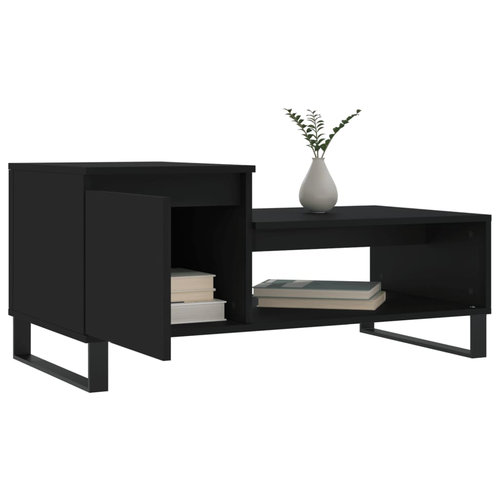 Couchtisch Schwarz 100x50x45 cm Holzwerkstoff - Pazzar.ch
