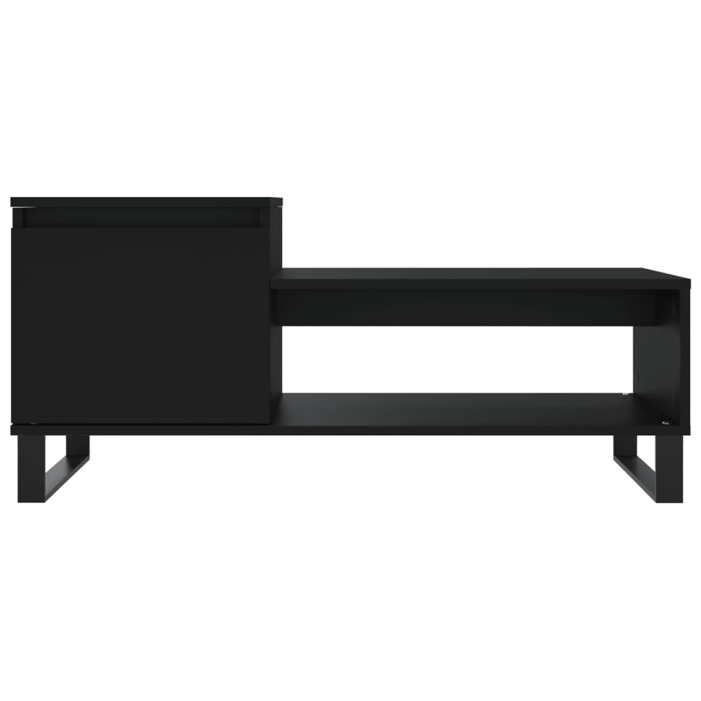 Couchtisch Schwarz 100x50x45 cm Holzwerkstoff - Pazzar.ch