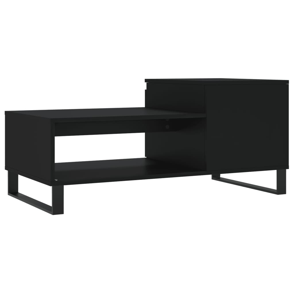 Couchtisch Schwarz 100x50x45 cm Holzwerkstoff - Pazzar.ch