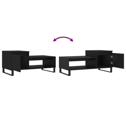 Couchtisch Schwarz 100x50x45 cm Holzwerkstoff - Pazzar.ch