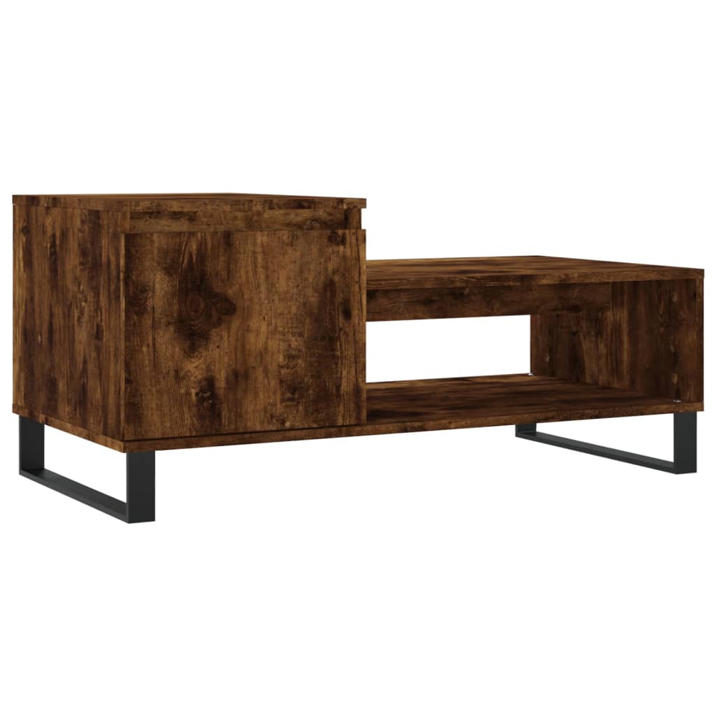 Couchtisch Räuchereiche 100x50x45 cm Holzwerkstoff - Pazzar.ch