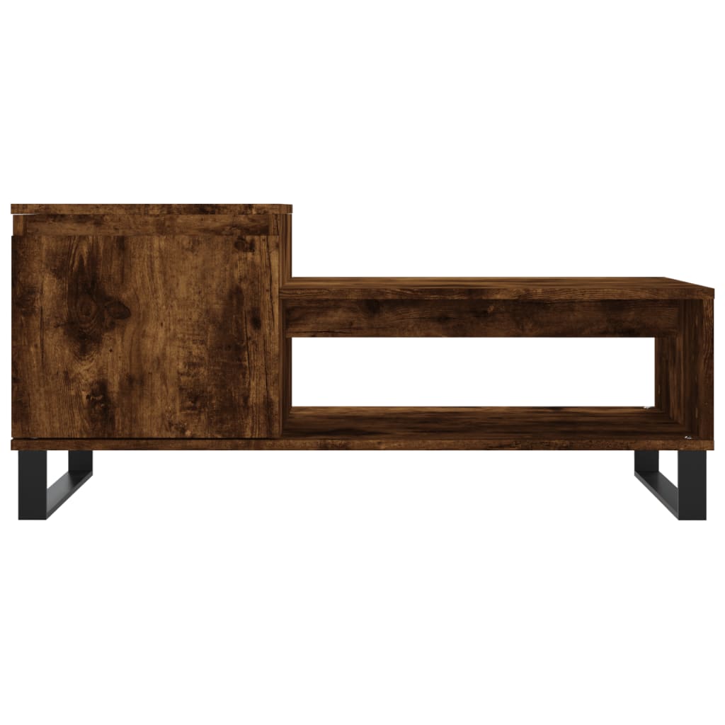 Couchtisch Räuchereiche 100x50x45 cm Holzwerkstoff - Pazzar.ch