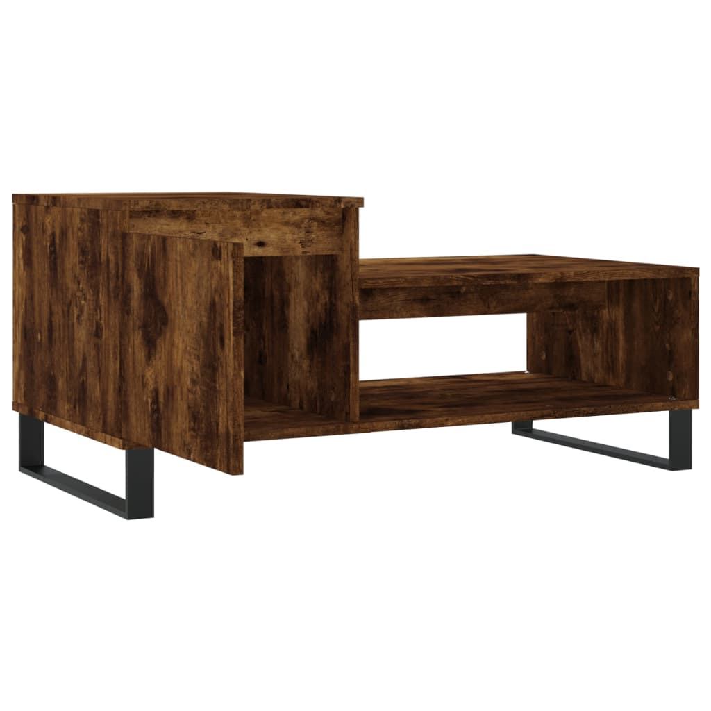 Couchtisch Räuchereiche 100x50x45 cm Holzwerkstoff - Pazzar.ch