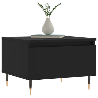 Couchtische 2 Stk. Schwarz 50x46x35 cm Holzwerkstoff - Pazzar.ch