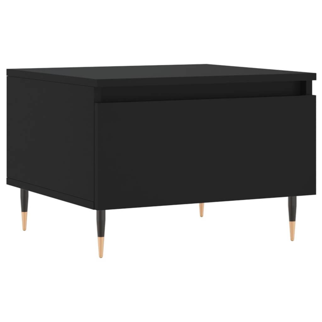 Couchtische 2 Stk. Schwarz 50x46x35 cm Holzwerkstoff - Pazzar.ch