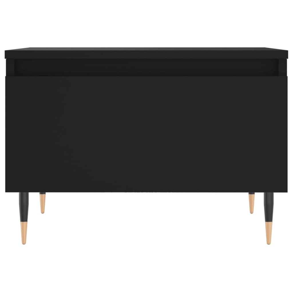 Couchtische 2 Stk. Schwarz 50x46x35 cm Holzwerkstoff - Pazzar.ch