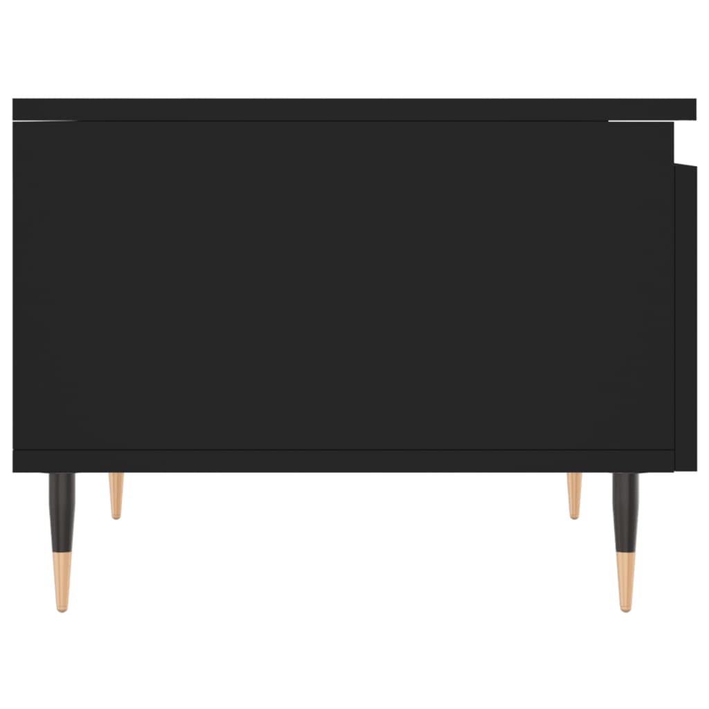Couchtische 2 Stk. Schwarz 50x46x35 cm Holzwerkstoff - Pazzar.ch