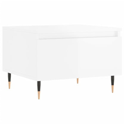 Couchtische 2 Stk. Hochglanz-Weiß 50x46x35 cm Holzwerkstoff - Pazzar.ch