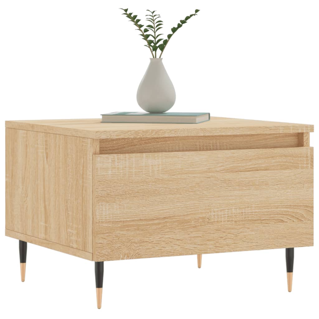 Couchtische 2 Stk. Sonoma-Eiche 50x46x35 cm Holzwerkstoff - Pazzar.ch