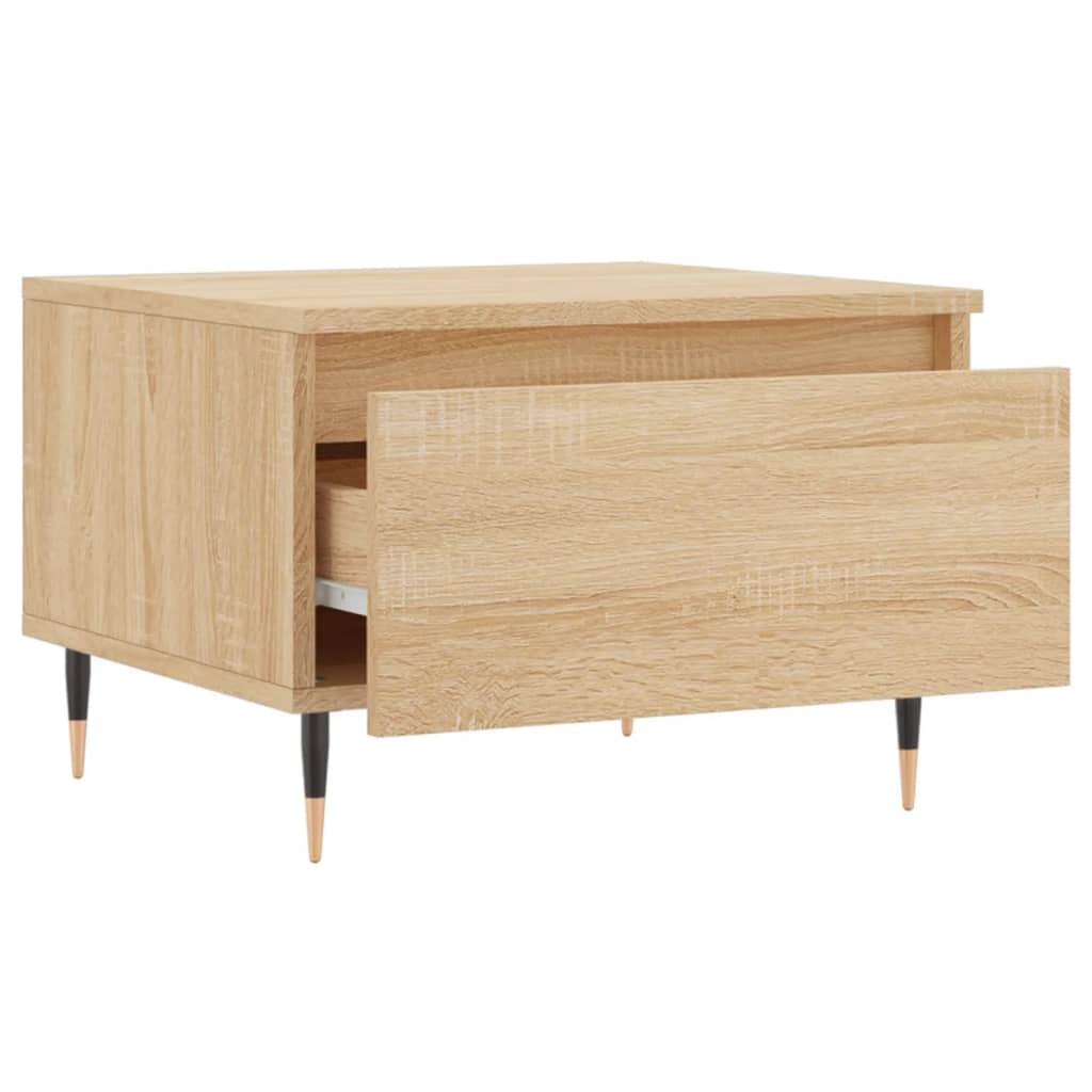 Couchtische 2 Stk. Sonoma-Eiche 50x46x35 cm Holzwerkstoff - Pazzar.ch