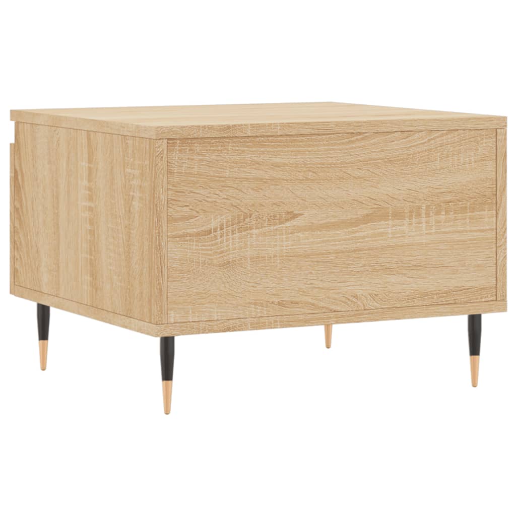 Couchtische 2 Stk. Sonoma-Eiche 50x46x35 cm Holzwerkstoff - Pazzar.ch