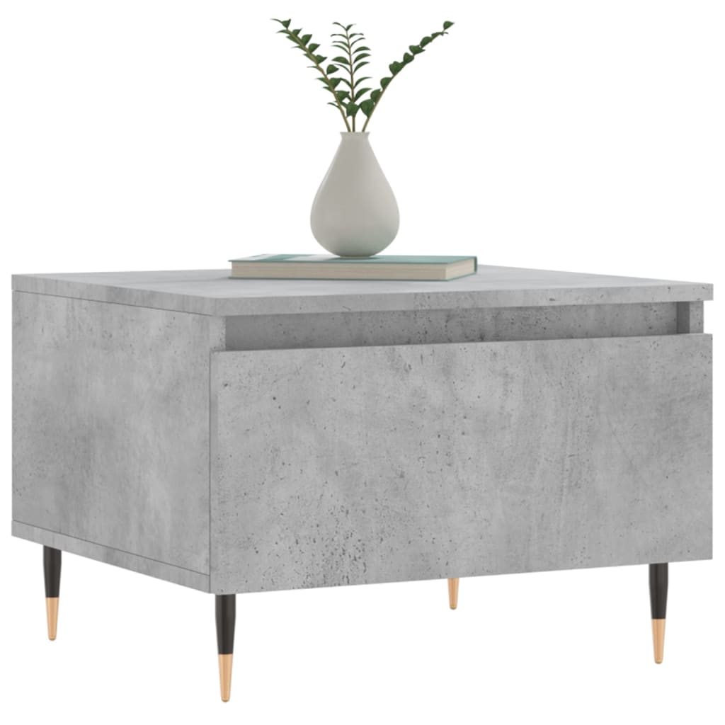 Couchtische 2 Stk. Betongrau 50x46x35 cm Holzwerkstoff - Pazzar.ch