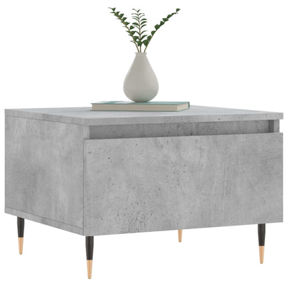 Couchtische 2 Stk. Betongrau 50x46x35 cm Holzwerkstoff - Pazzar.ch