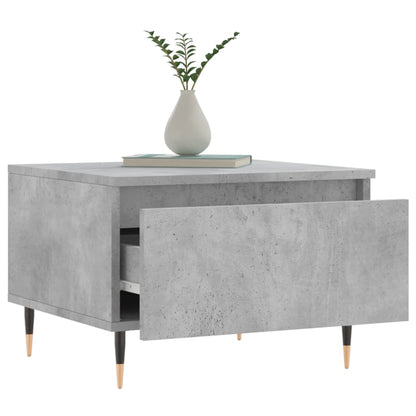 Couchtische 2 Stk. Betongrau 50x46x35 cm Holzwerkstoff - Pazzar.ch