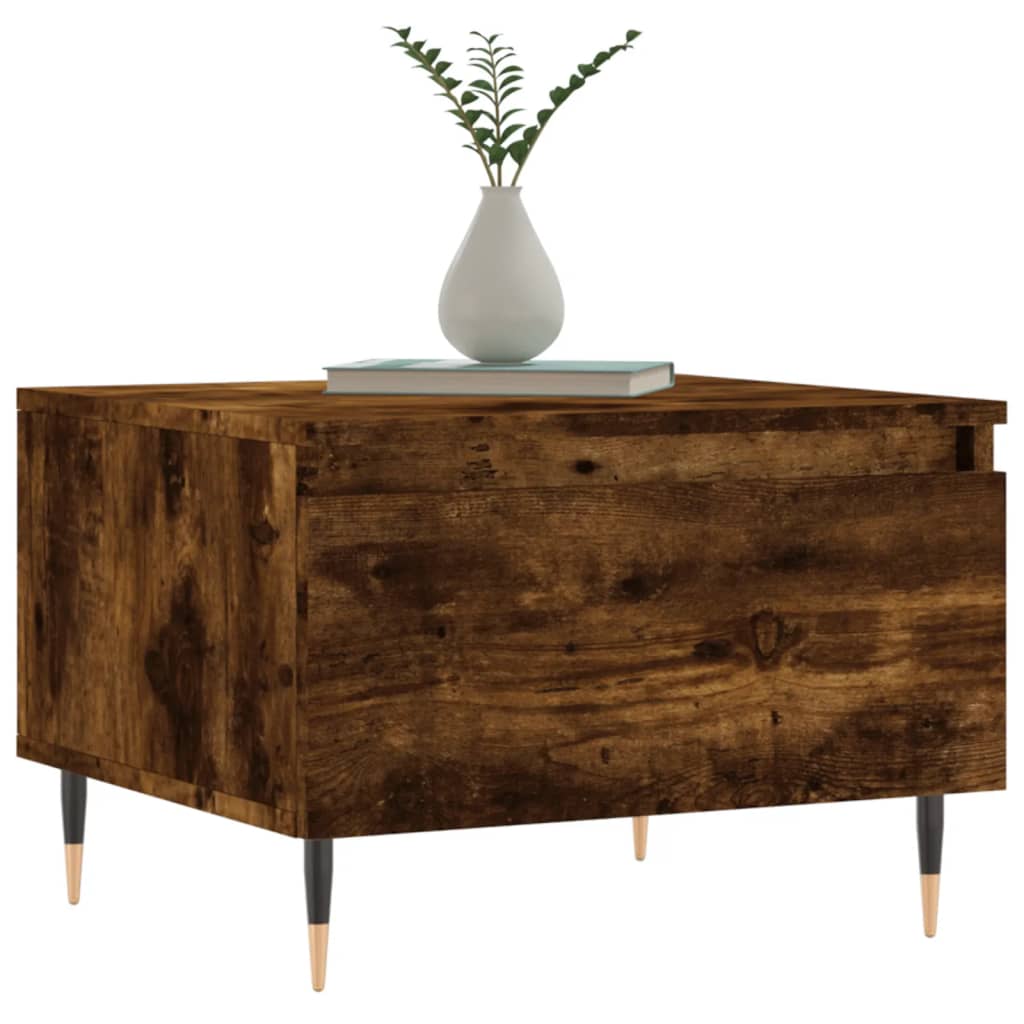 Couchtische 2 Stk. Räuchereiche 50x46x35 cm Holzwerkstoff - Pazzar.ch