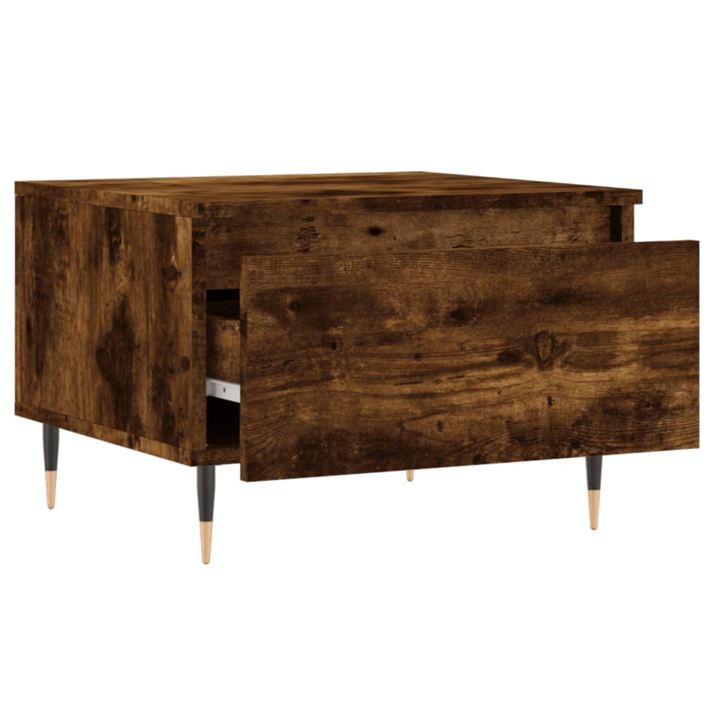 Couchtische 2 Stk. Räuchereiche 50x46x35 cm Holzwerkstoff - Pazzar.ch