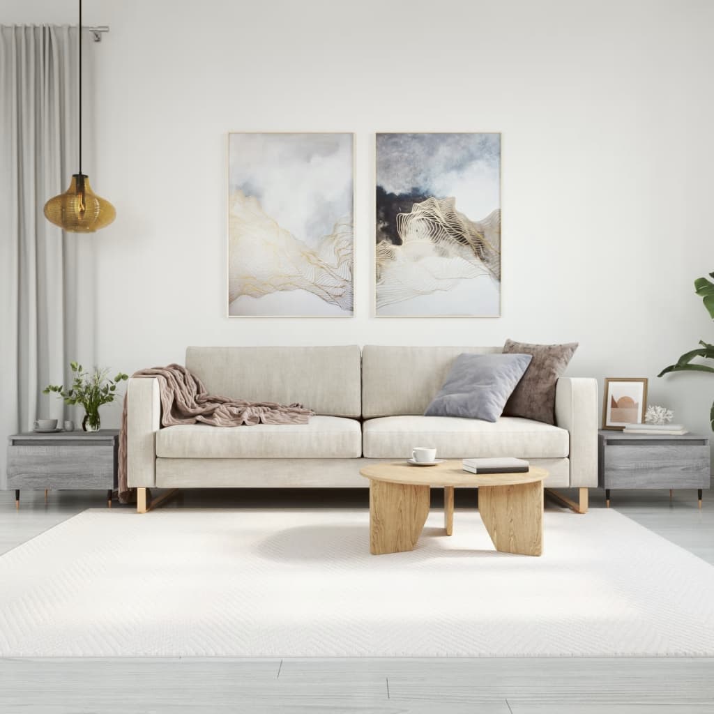 Couchtische 2 Stk. Grau Sonoma 50x46x35 cm Holzwerkstoff - Pazzar.ch