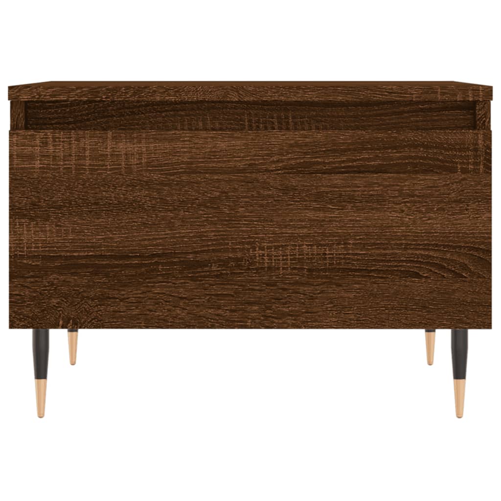 Couchtisch Braun Eichen-Optik 50x46x35 cm Holzwerkstoff - Pazzar.ch