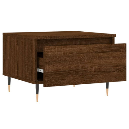 Couchtisch Braun Eichen-Optik 50x46x35 cm Holzwerkstoff - Pazzar.ch