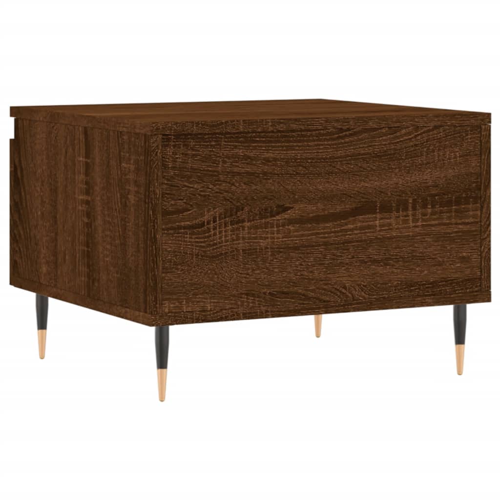Couchtisch Braun Eichen-Optik 50x46x35 cm Holzwerkstoff - Pazzar.ch