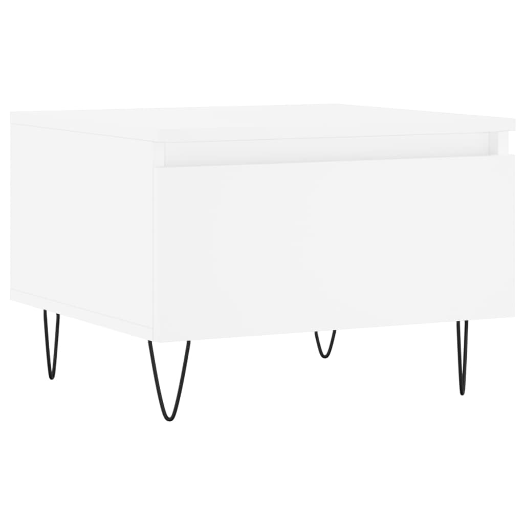 Couchtische 2 Stk. Weiß 50x46x35 cm Holzwerkstoff - Pazzar.ch