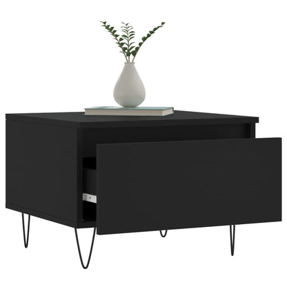 Couchtische 2 Stk. Schwarz 50x46x35 cm Holzwerkstoff - Pazzar.ch