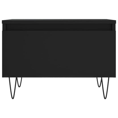 Couchtische 2 Stk. Schwarz 50x46x35 cm Holzwerkstoff - Pazzar.ch