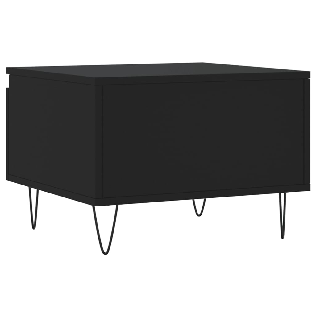 Couchtische 2 Stk. Schwarz 50x46x35 cm Holzwerkstoff - Pazzar.ch