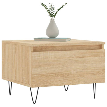 Couchtische 2 Stk. Sonoma-Eiche 50x46x35 cm Holzwerkstoff - Pazzar.ch
