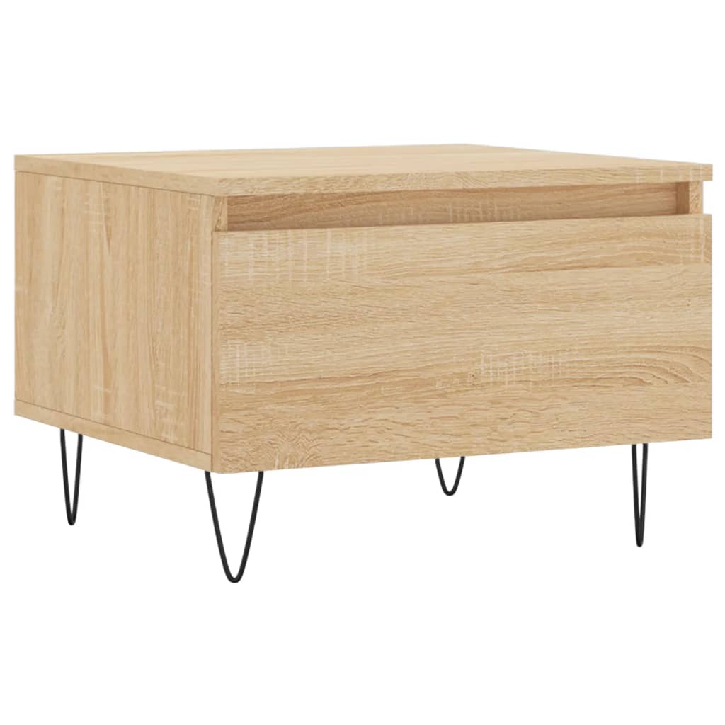 Couchtische 2 Stk. Sonoma-Eiche 50x46x35 cm Holzwerkstoff - Pazzar.ch
