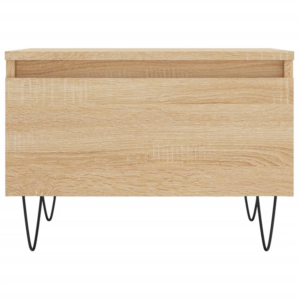 Couchtische 2 Stk. Sonoma-Eiche 50x46x35 cm Holzwerkstoff - Pazzar.ch