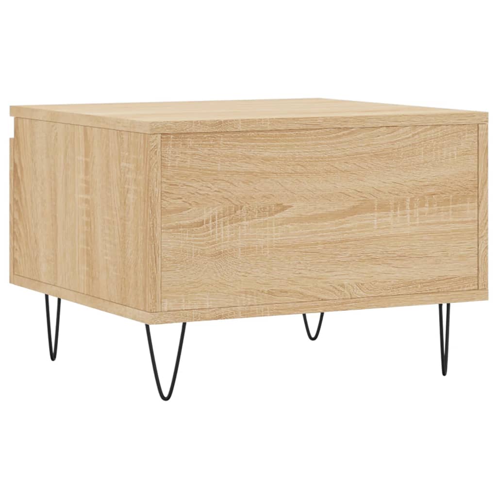 Couchtische 2 Stk. Sonoma-Eiche 50x46x35 cm Holzwerkstoff - Pazzar.ch