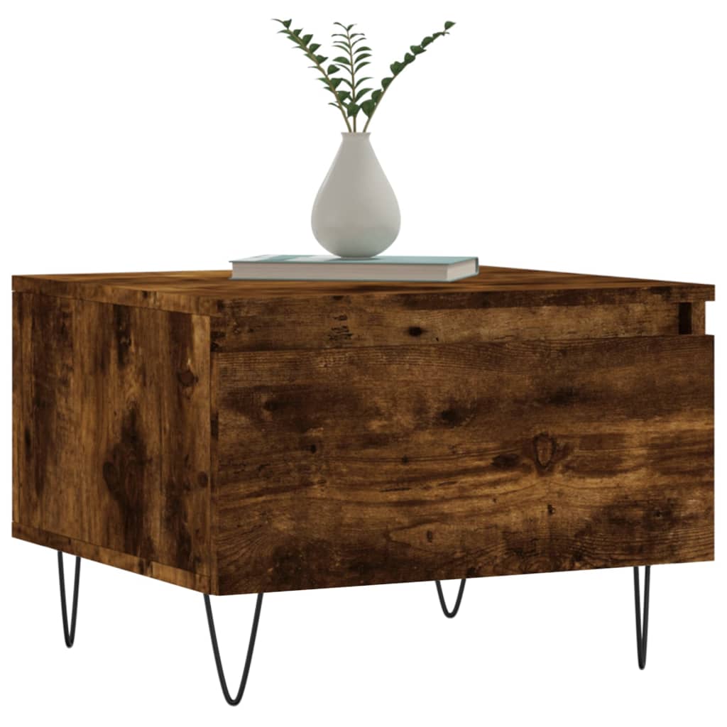 Couchtische 2 Stk. Räuchereiche 50x46x35 cm Holzwerkstoff - Pazzar.ch
