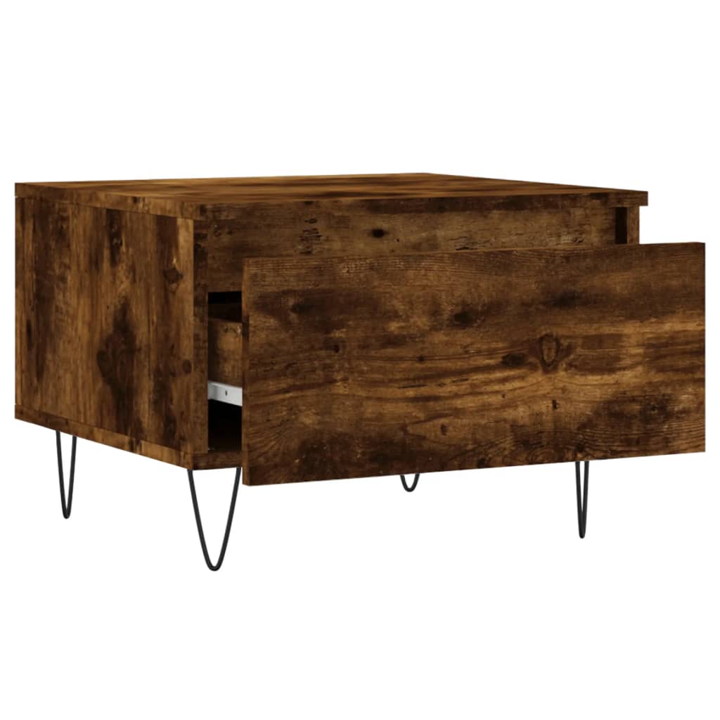 Couchtische 2 Stk. Räuchereiche 50x46x35 cm Holzwerkstoff - Pazzar.ch