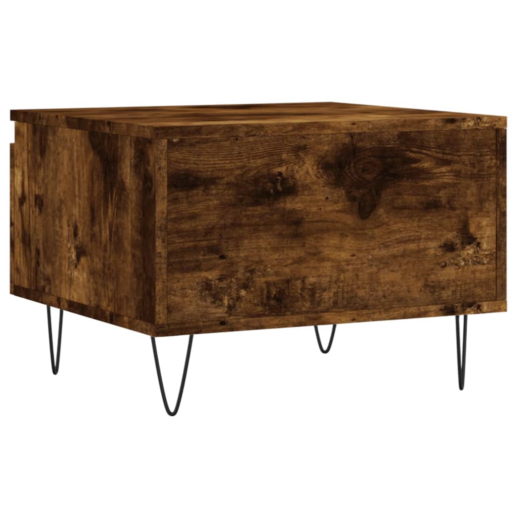 Couchtische 2 Stk. Räuchereiche 50x46x35 cm Holzwerkstoff - Pazzar.ch
