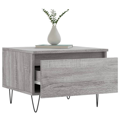 Couchtische 2 Stk. Grau Sonoma 50x46x35 cm Holzwerkstoff - Pazzar.ch