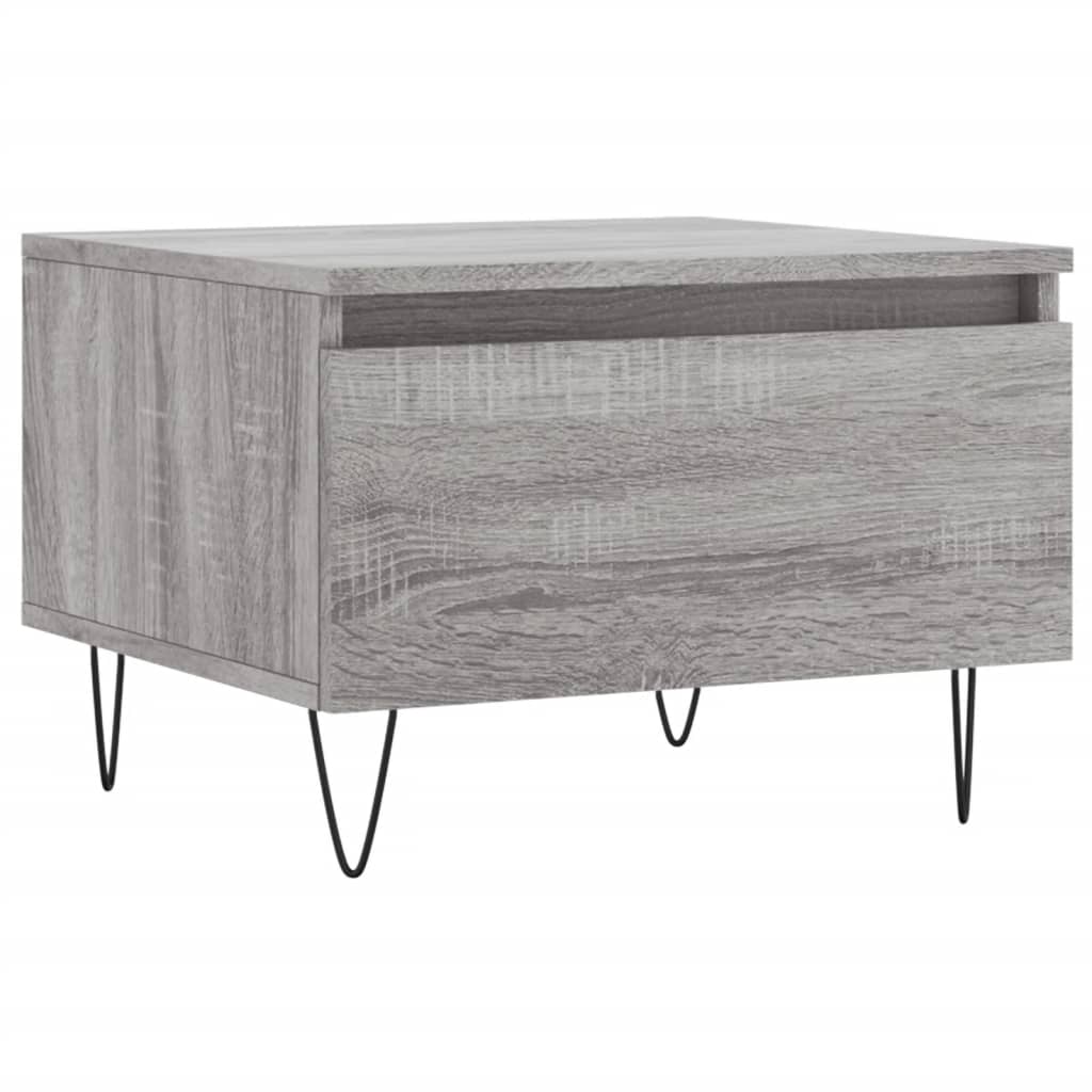 Couchtische 2 Stk. Grau Sonoma 50x46x35 cm Holzwerkstoff - Pazzar.ch