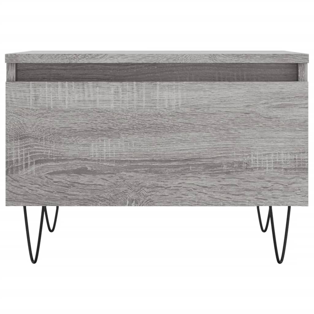 Couchtische 2 Stk. Grau Sonoma 50x46x35 cm Holzwerkstoff - Pazzar.ch
