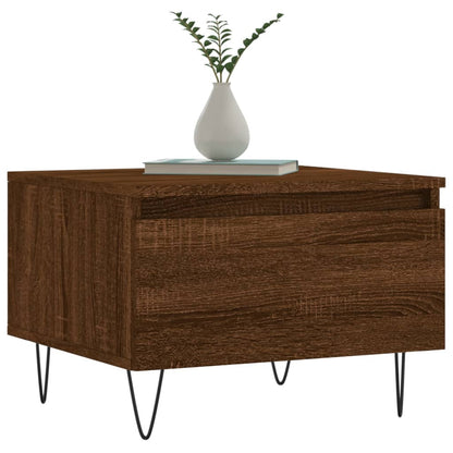 Couchtische 2 Stk. Braun Eichen-Optik 50x46x35 cm Holzwerkstoff - Pazzar.ch